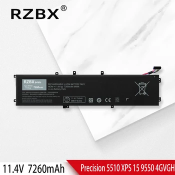 RZBX 4GVGH Аккумулятор для ноутбука DELL Precision 5510 XPS 15 9550 D1528 D1728 D1628 D1828 P56F001 RRCGW 1P6KD T453X M7R96 11,4 V 84WH