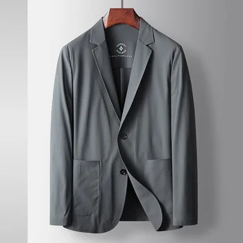 SS5142-Костюм для отдыха, мужская деловая повседневная куртка в полоску, пиджак в полоску, куртка single West top