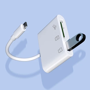 USB OTG Card Reader Флэш-накопитель Высокоскоростной USB MicroB Универсальный OTG TF/SD Адаптер Type-C для Телефона Компьютера