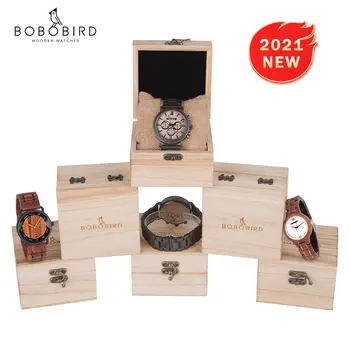 Мужские часы BOBO BIRD Деревянные мужские наручные часы для мужчин Наручные Мужские наручные часы Деревянные женские часы с логотипом Lady Watch