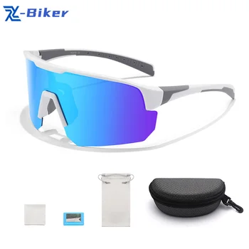 Поляризованные Велосипедные Мужские Солнцезащитные очки MTB для шоссейного велосипеда, женские спортивные очки с защитой от UV400, Ветрозащитные очки для Рыбалки, велосипедные очки