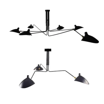 Ретро Промышленный светильник Dawn Spider Serge, светодиодный потолочный светильник, Современный Утконос, подвесные люстры из Скандинавского железа