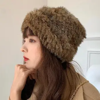 Шапка в казацком стиле, зимняя шапка из искусственного меха, женская модная пушистая